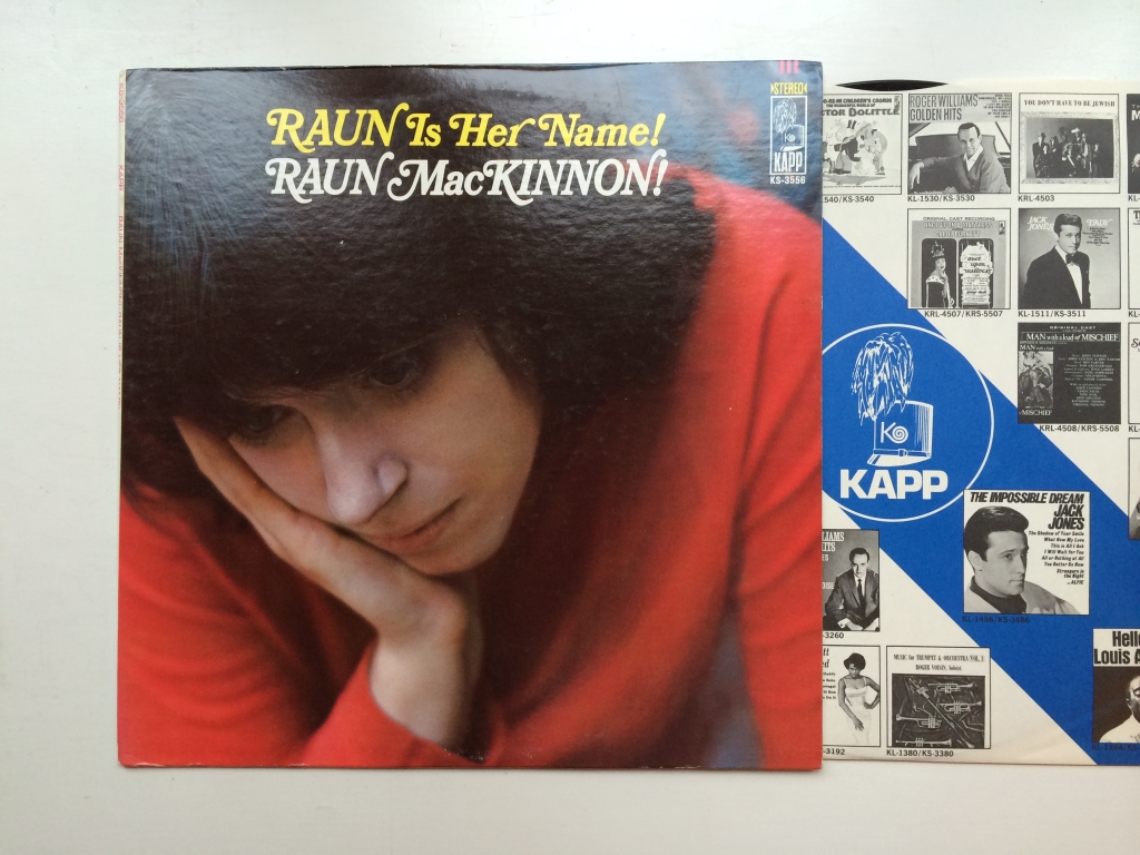 Raun MacKinnon - Raun Is Her Name! (US 1968 Kapp Records ‎KS-3556)