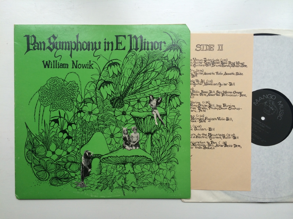 For sale: William Nowik - Pan Symphony In E Minor US 1974 Mango Music | Psych, Prog