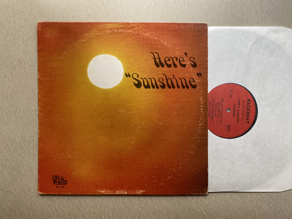 For sale: Sunshine - Here's Sunshine US 1969 Back Beat | Folk Rock