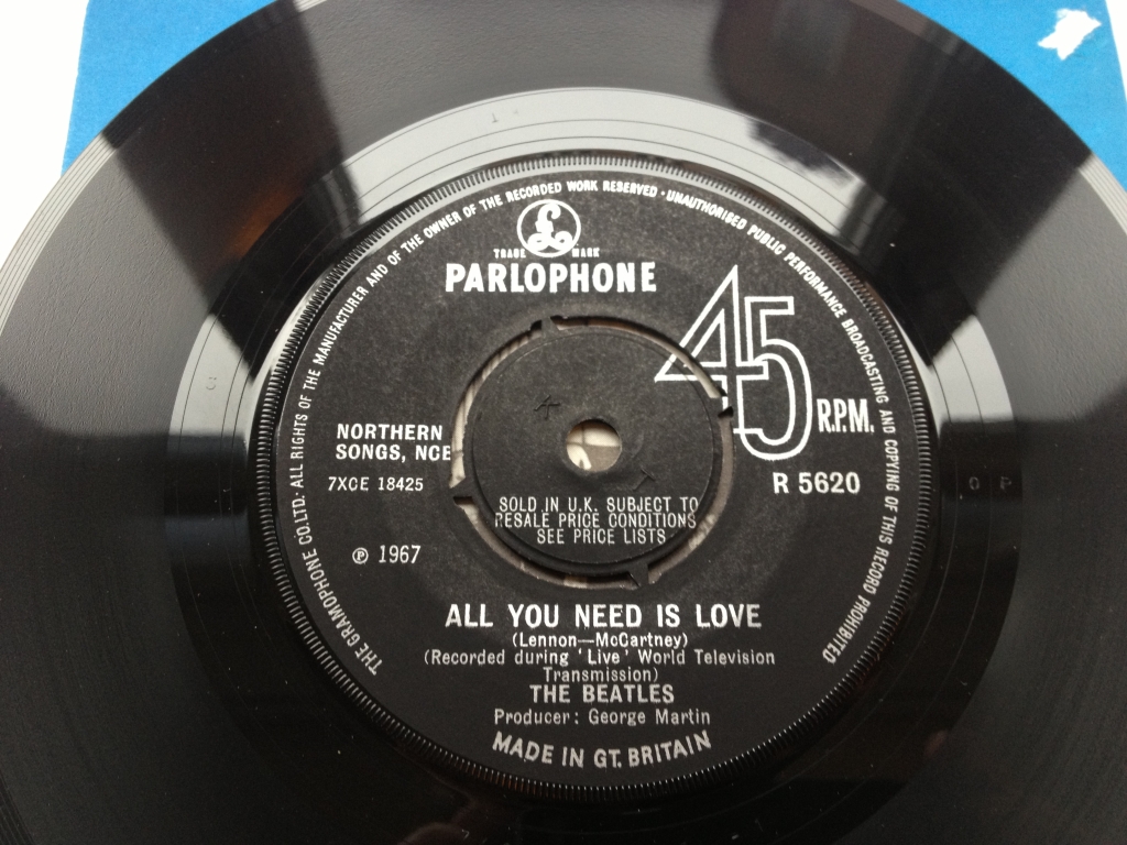 For sale: Beatles - All You Need Is Love / Baby You're ... UK/Sweden 1967 Parlophone | Psych, Pop