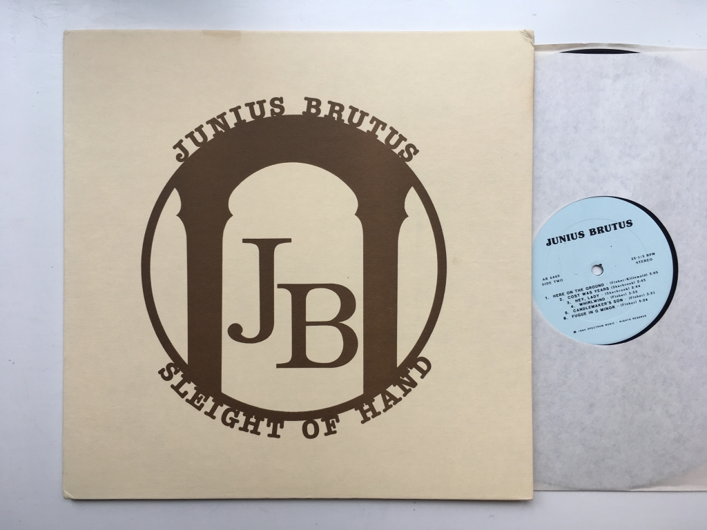 For sale: Junius Brutus - Sleight Of Hand US 1982 Private press | Psych, Prog